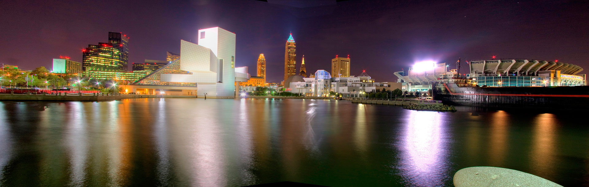 Cleveland Waterfront copyright David Ploenzke all rights reserved 1920x